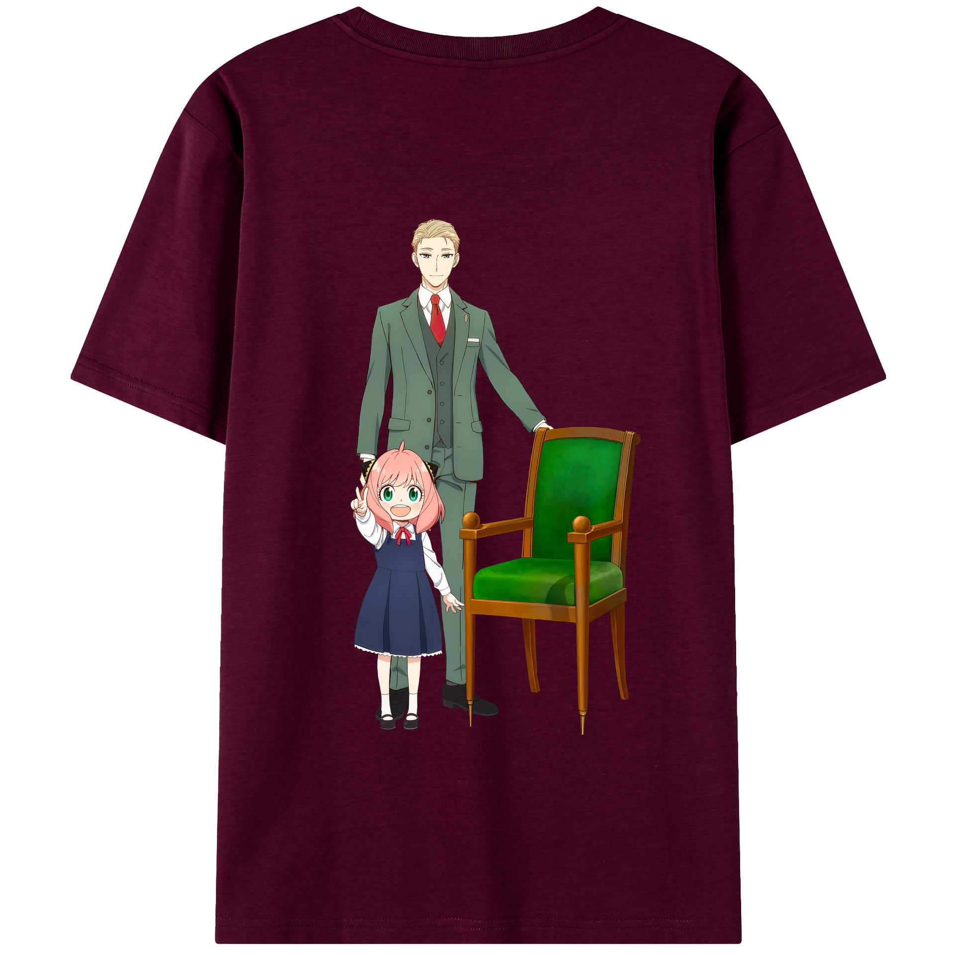 （画像用） SPY×FAMILY间谍家家酒 レディース半袖Tシャツ(バックプリント)